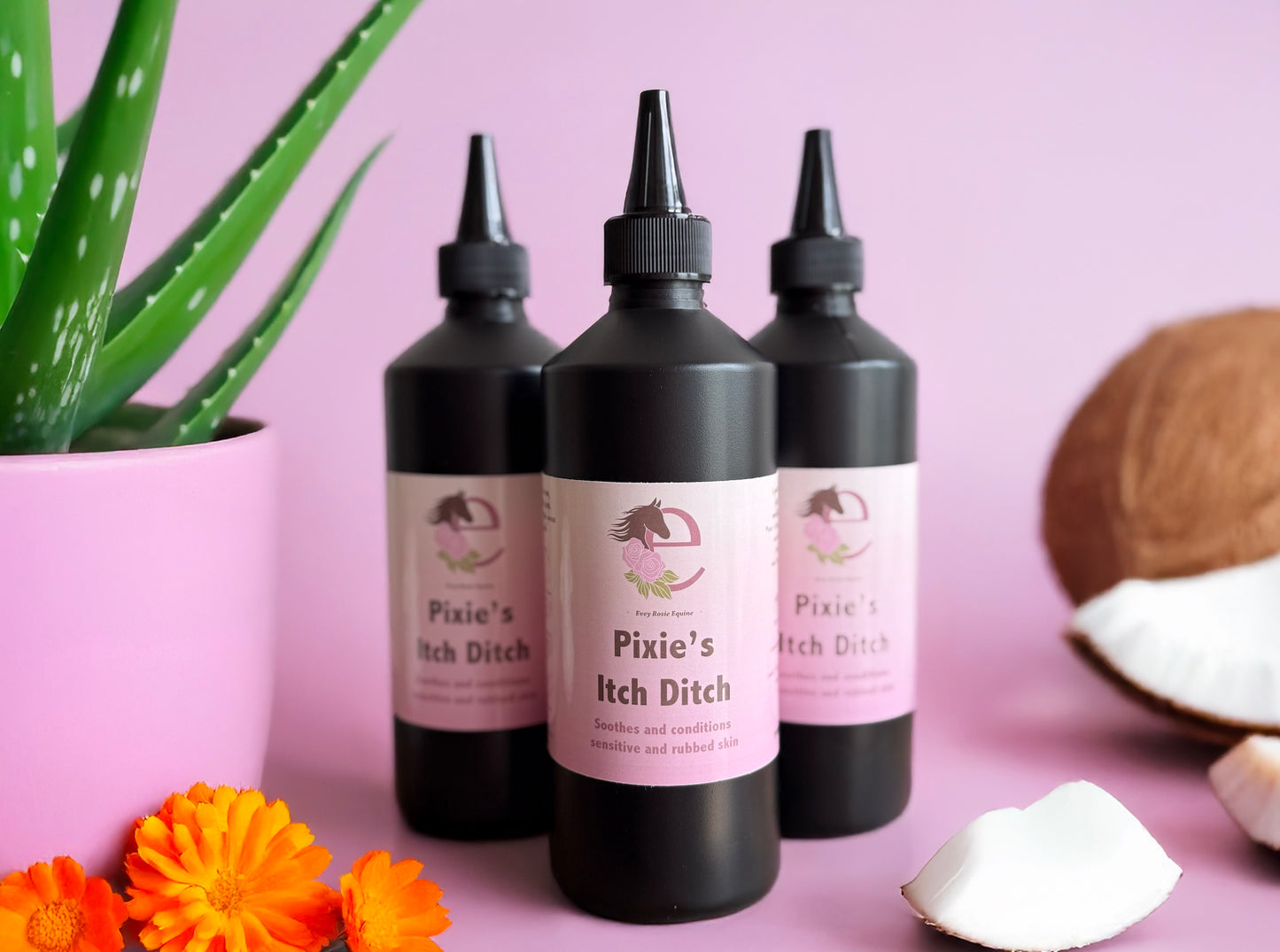 Pixie's Itch-Ditch Lotion | Soothing skincare lotion for rubbed and irritated skin | 500ml